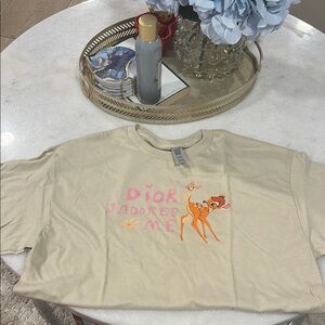 Dior Cream Bambi T-Shirt